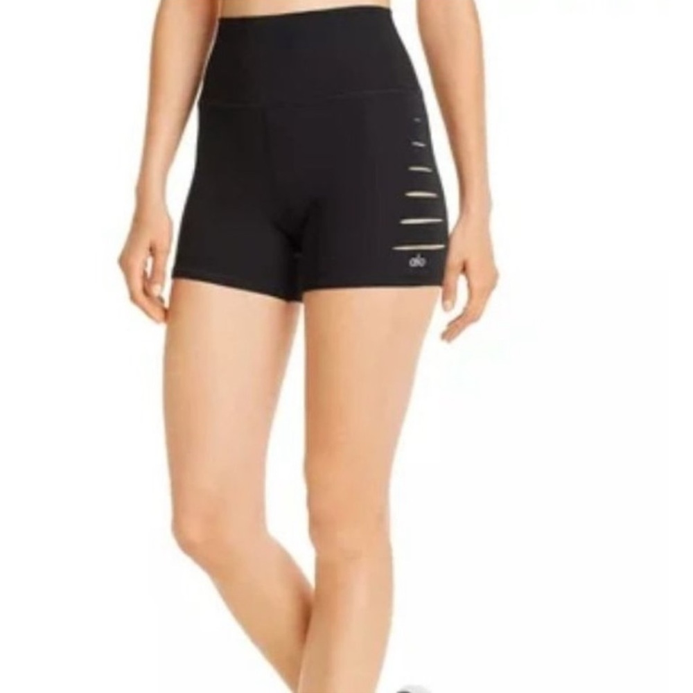 Alo Yoga High Waisted Side Slit Shorts